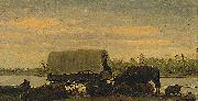 Albert Bierstadt Nooning on the Platte Spain oil painting artist